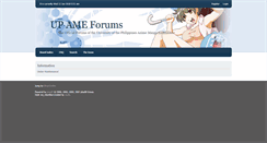 Desktop Screenshot of forums.up-ame.org